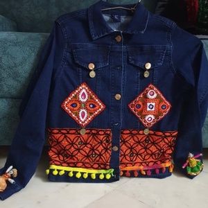 Denim Jackets with patchwork